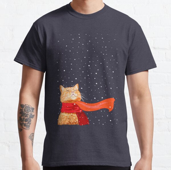 Tabby loves Snow Classic T-Shirt