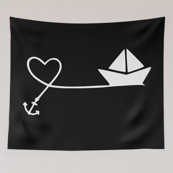 Artikelvorschau, herz anker boot entworfen und verkauft von TShirtsByMs.