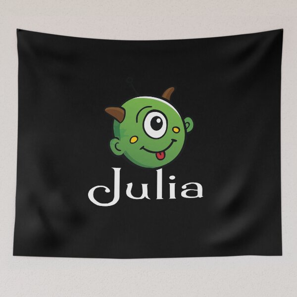 Item preview, Julia Cute Alien My Name Is Julia designed and sold by ProjectX23.