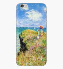 Claude Monet - Walk on the Cliff at Pourville iPhone Case