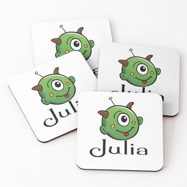 Item preview, Julia Cute Alien My Name Is Julia designed and sold by ProjectX23.