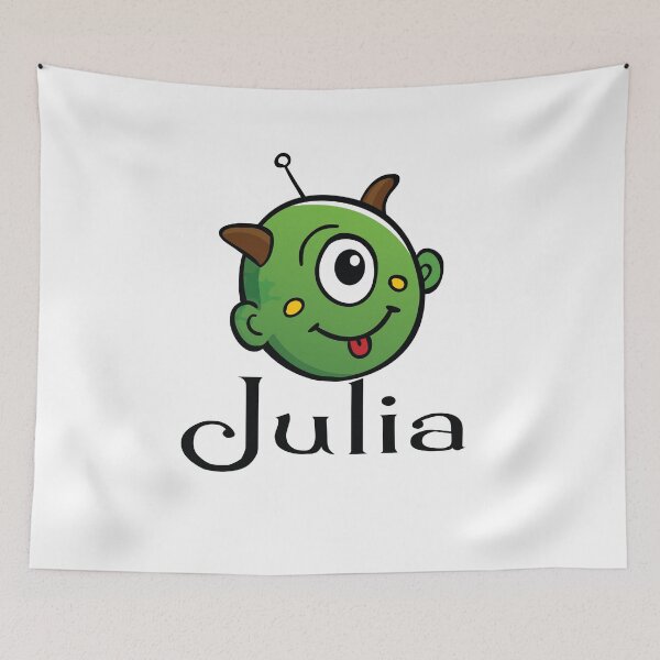 Item preview, Julia Cute Alien My Name Is Julia designed and sold by ProjectX23.