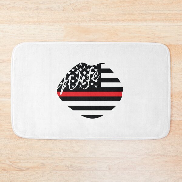 Item preview, Thin Red Line Firefighter Wife design designed and sold by RedmonsDesigns.