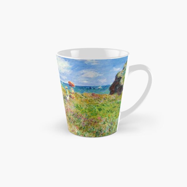 Claude Monet - Walk on the Cliff at Pourville Coffee Mug for Sale by  irinatsy