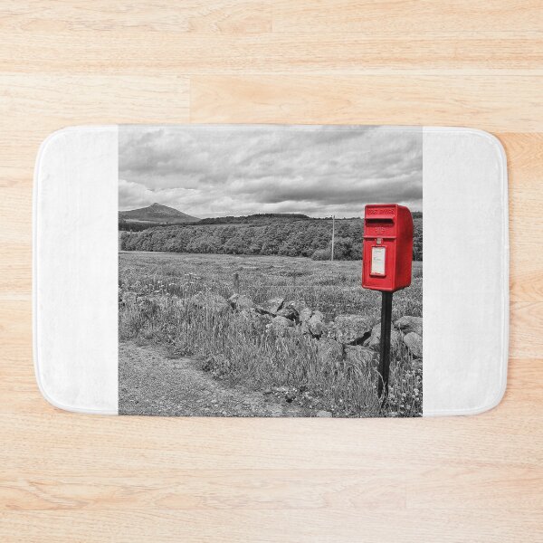 Item preview, Benachie, red phone box, square image designed and sold by Julie Bell.