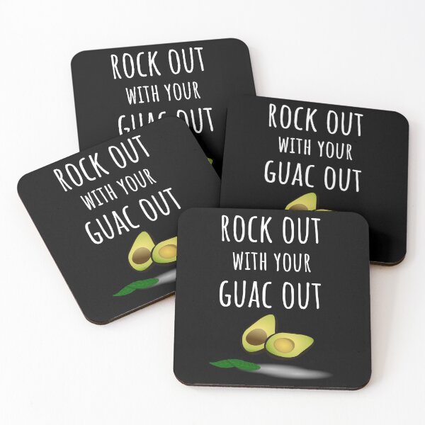 Item preview, Rock Out With Your Guac Out designed and sold by PinkPandaPress.