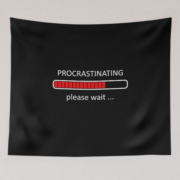 Item preview, Procrastination Progress Bar designed and sold by SpoofTShirts.
