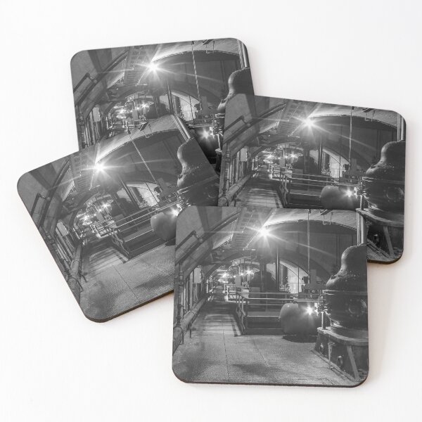Item preview, Dark Tunnel With Equipment Below Hydro Electric Power Station designed and sold by Kendall Anderson.