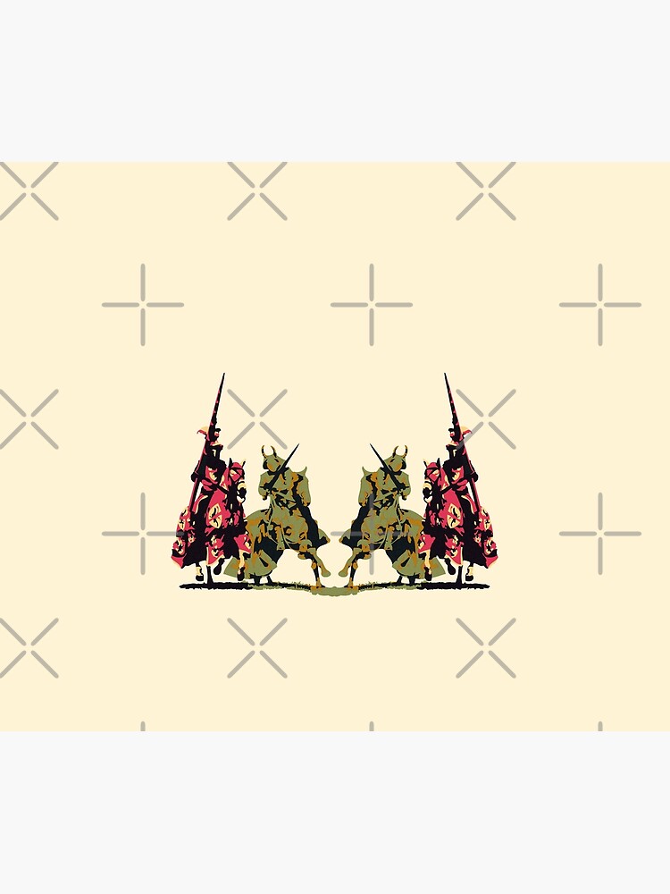 four noble knights on horseback with lance and sword by cglightNing