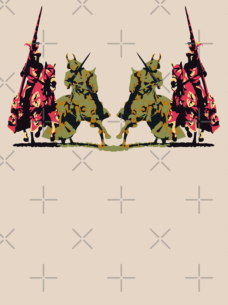 four noble knights on horseback with lance and sword by cglightNing