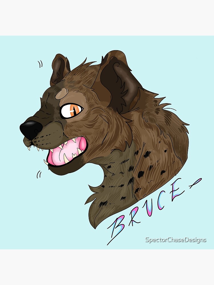 "Bruce The Hyena ~ Birds of Prey " Poster by GalaxyTheArtist | Redbubble