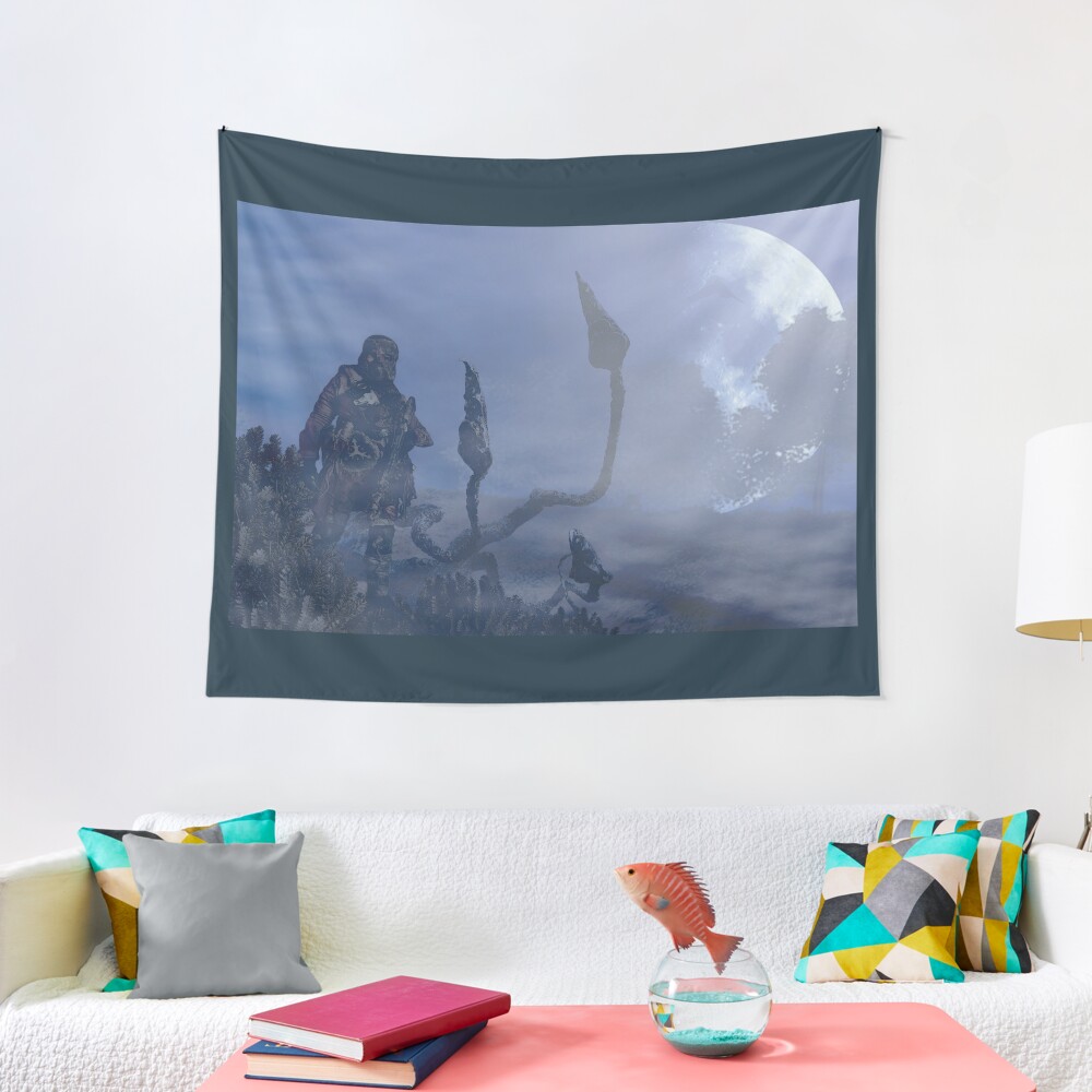 dark creatures in the night Tapestry