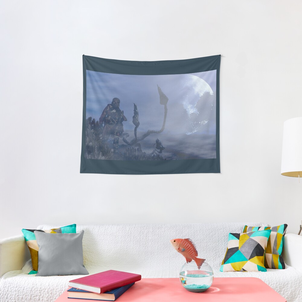 dark creatures in the night Tapestry