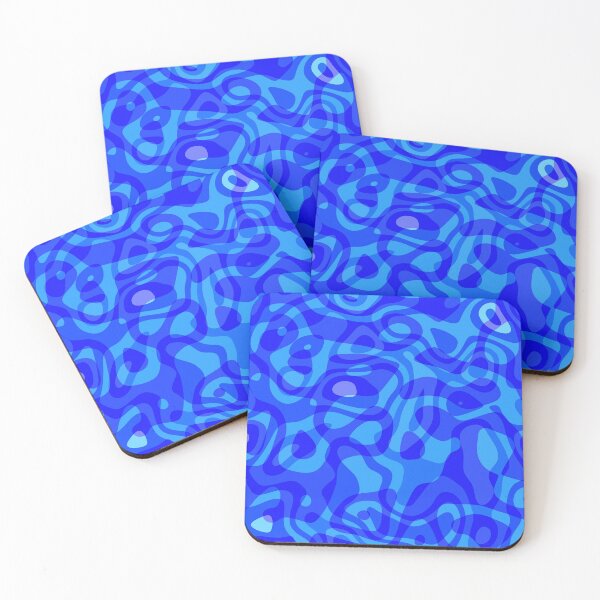 Item preview, Decorative blue stripes designed and sold by Marcu Ioachim.