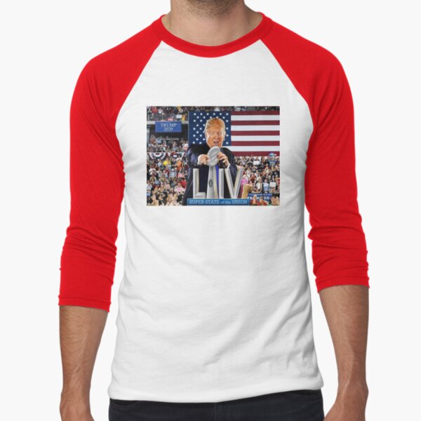 Super State of the Union Address 2020 Baseball ¾ Sleeve T-Shirt