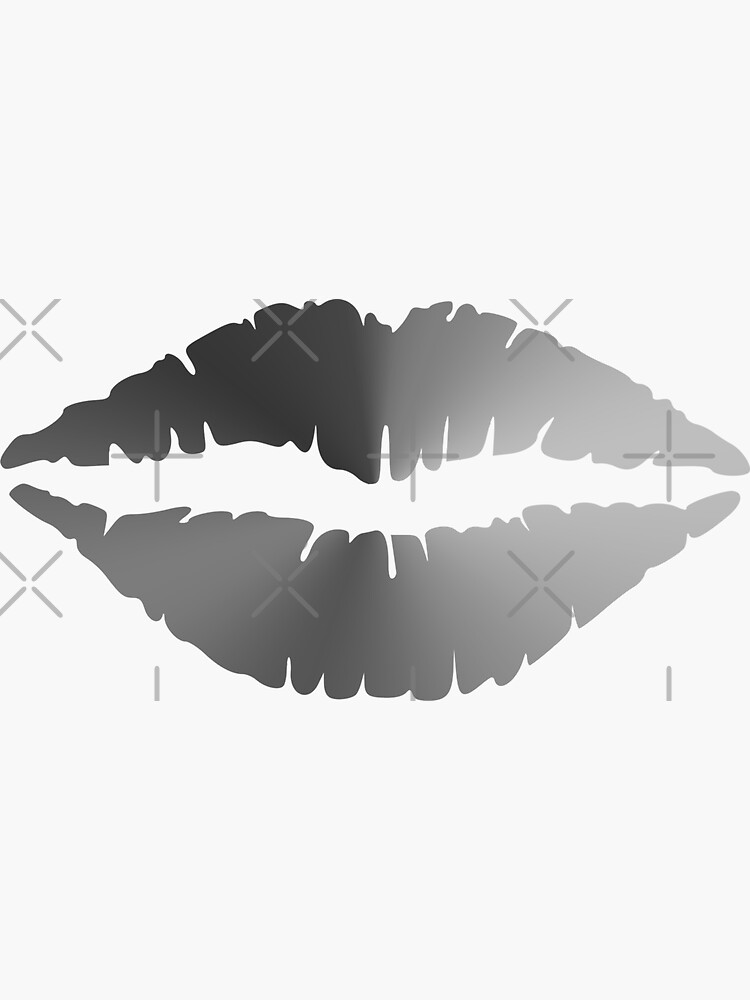 Lips Angle Gradient (Clear/White) NOIR by jrbactor