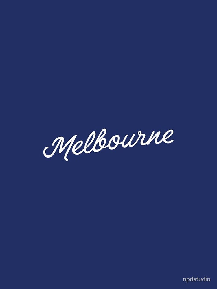Thumbnail 4 of 4, iPhone Case, Melbourne Script designed and sold by npdstudio.