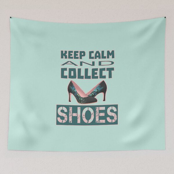 Item preview, keep calm an collect shoes designed and sold by cglightNingART.