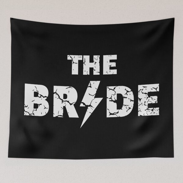 Item preview, The Bride Rocks (Hen Night / Bachelorette Party / Vintage / White) designed and sold by MrFaulbaum.