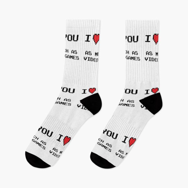 Item preview, I Love You - As Much As Video Games designed and sold by SpoofTShirts.