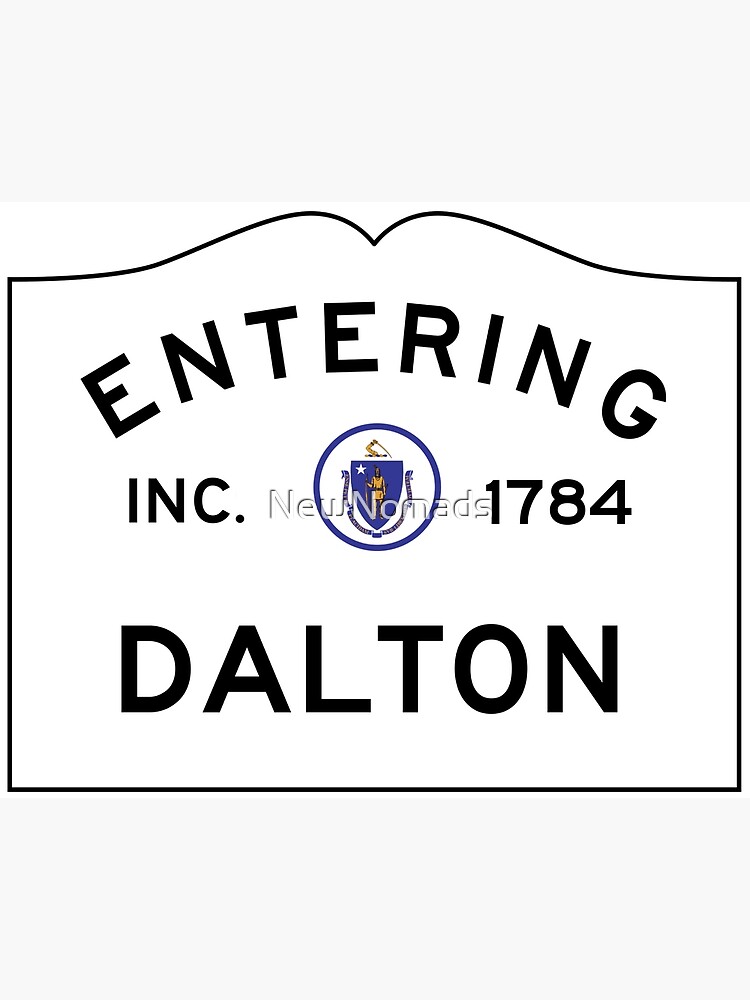 "Entering Dalton Massachusetts Commonwealth of Massachusetts Road