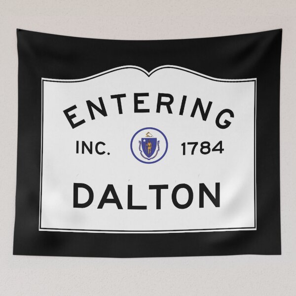Item preview, Entering Dalton Massachusetts - Commonwealth of Massachusetts Road Sign  designed and sold by NewNomads.