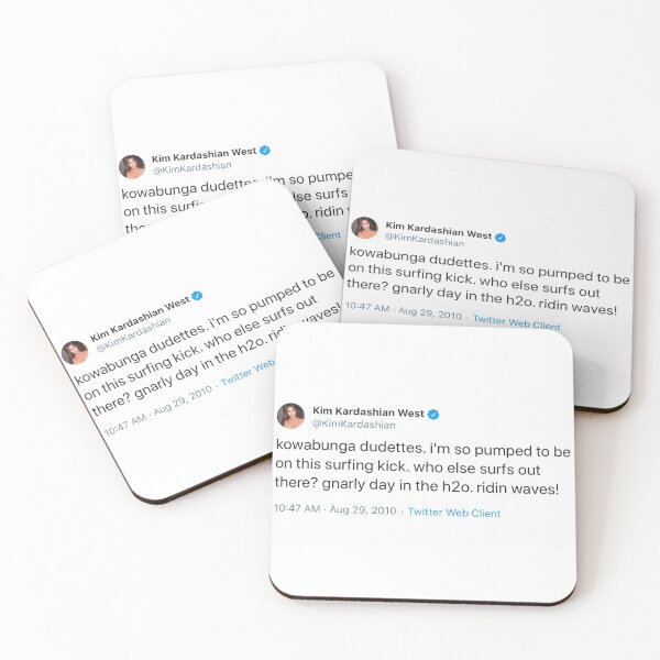 Item preview, Kim Kardashian tweet designed and sold by joonlov3r.