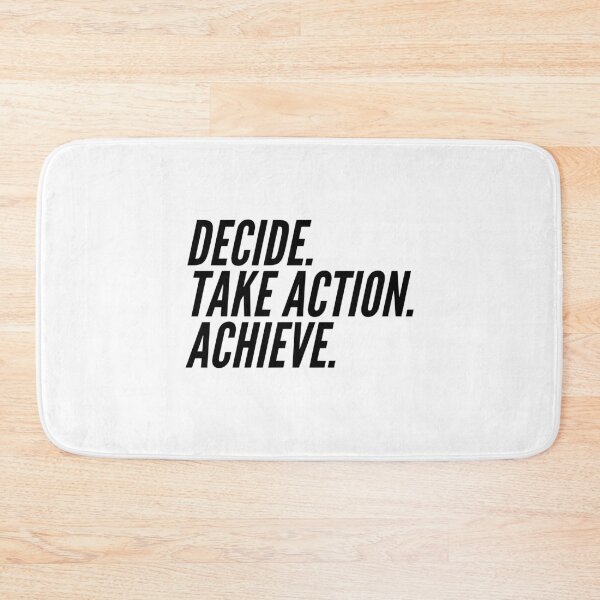 Item preview, Decide. Take action. Achieve. Motivational designed and sold by Pameli.