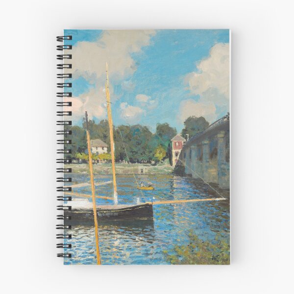 Item preview, El puente en Argenteuil Claude Monet 1874 Pintura impresionista Famosa obra maestra designed and sold by conceptDVS.