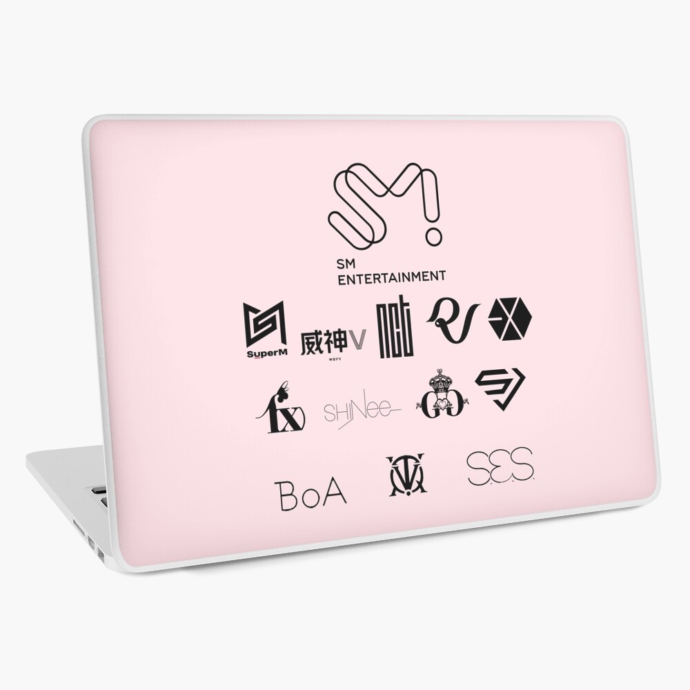 SM Entertainment groups logo (EXO, NCT, Red Velvet, f(x), etc) Laptop  Skin for Sale by fvsko