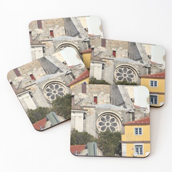 Item preview, Lisbon Cathedral Detail Rose Window, Romanesque Architecture, Portugal designed and sold by worldways.