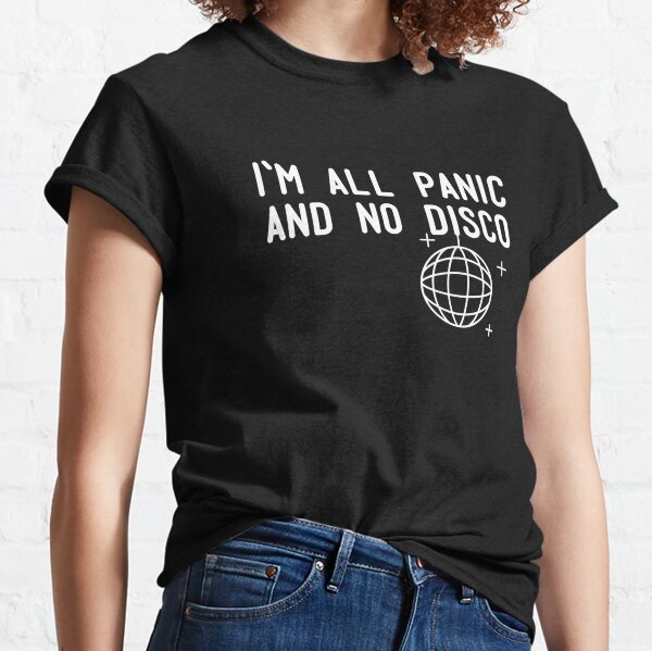 I'm all panic and no disco Diskokugel Sterne Classic T-Shirt