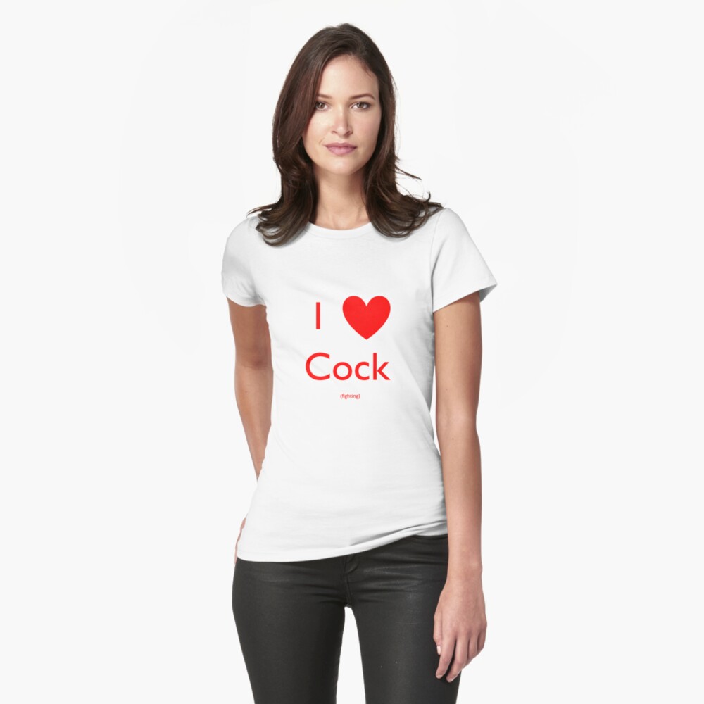 I Heart Cock Fighting T Shirt By Lynchy Redbubble 9387