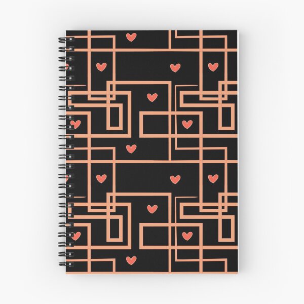 Item preview, Geometric Maze with Hearts Pattern designed and sold by nutmegfairy.
