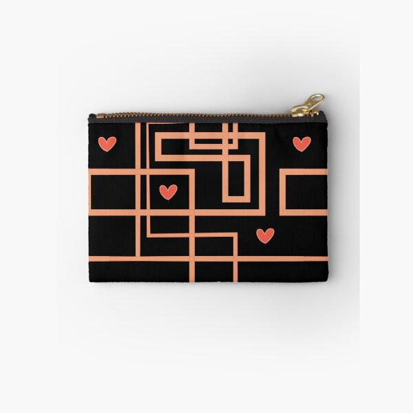 Item preview, Geometric Maze with Hearts Pattern designed and sold by nutmegfairy.