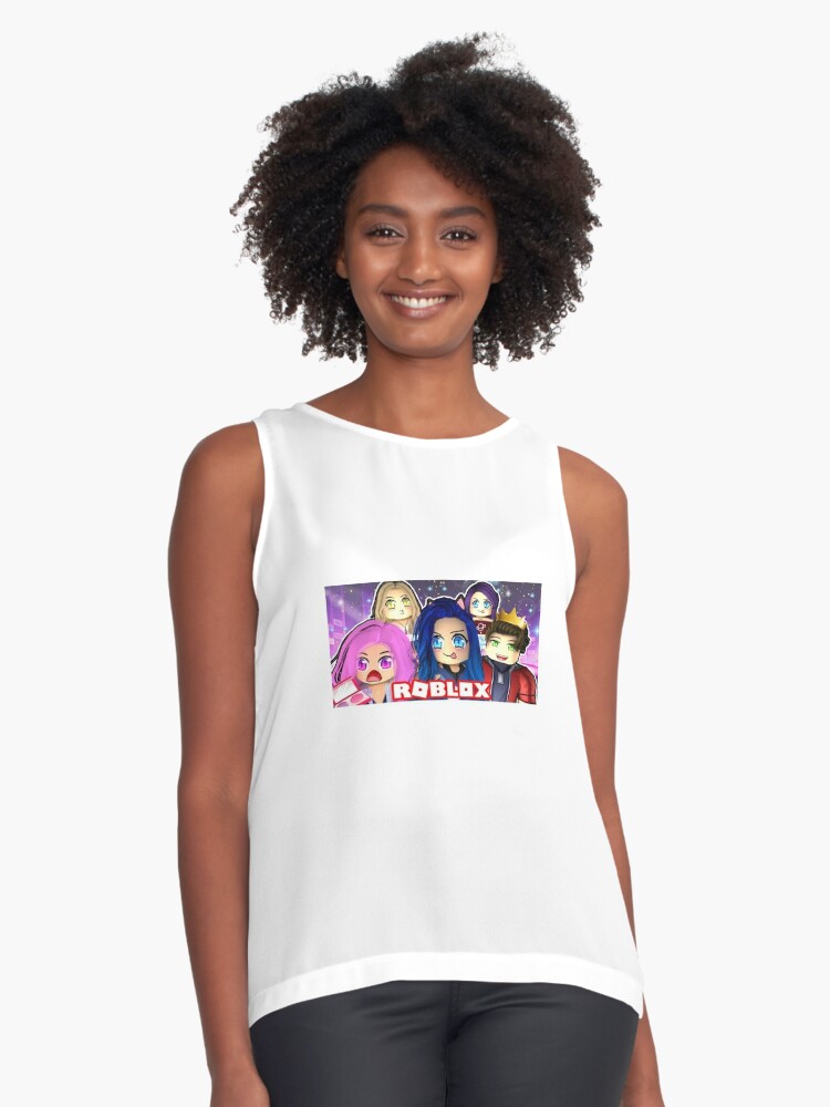 Funneh Krew Roblox Sleeveless Top By Fullfit Redbubble - funneh on roblox