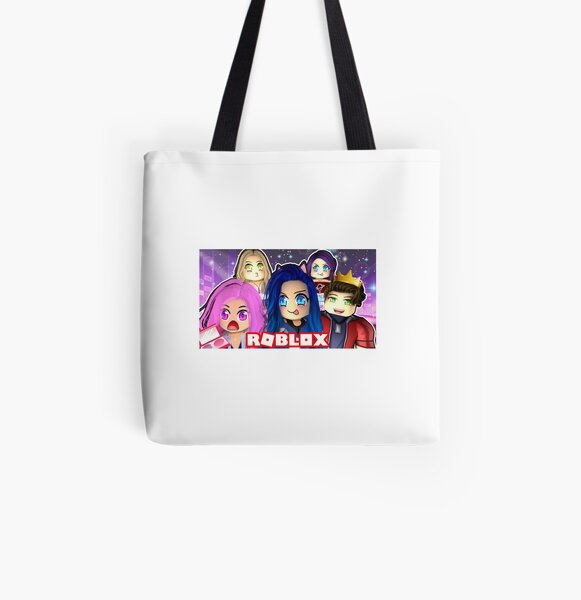 Funneh Roblox Tote Bags Redbubble - rainbow afro roblox