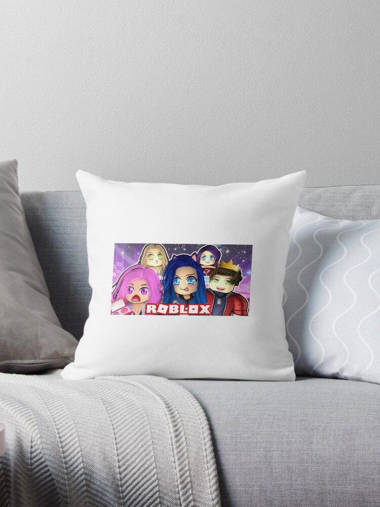 Funneh Krew Roblox Throw Pillow By Fullfit Redbubble - funneh krew roblox case skin for samsung galaxy by fullfit