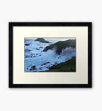 Blowhole Framed Print