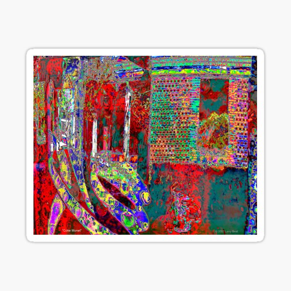 Coke Monet Sticker