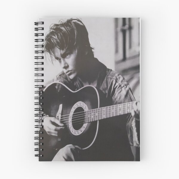 Item preview, RIVER PHOENIX PLAYING THE GUITAR WITH MELANCOLIC AIR designed and sold by Shei86.
