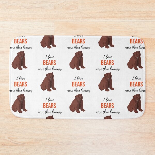 Item preview, I Love Bears More Than Humans designed and sold by PinkPandaPress.