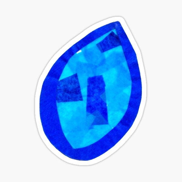 Raindrop pattern Sticker