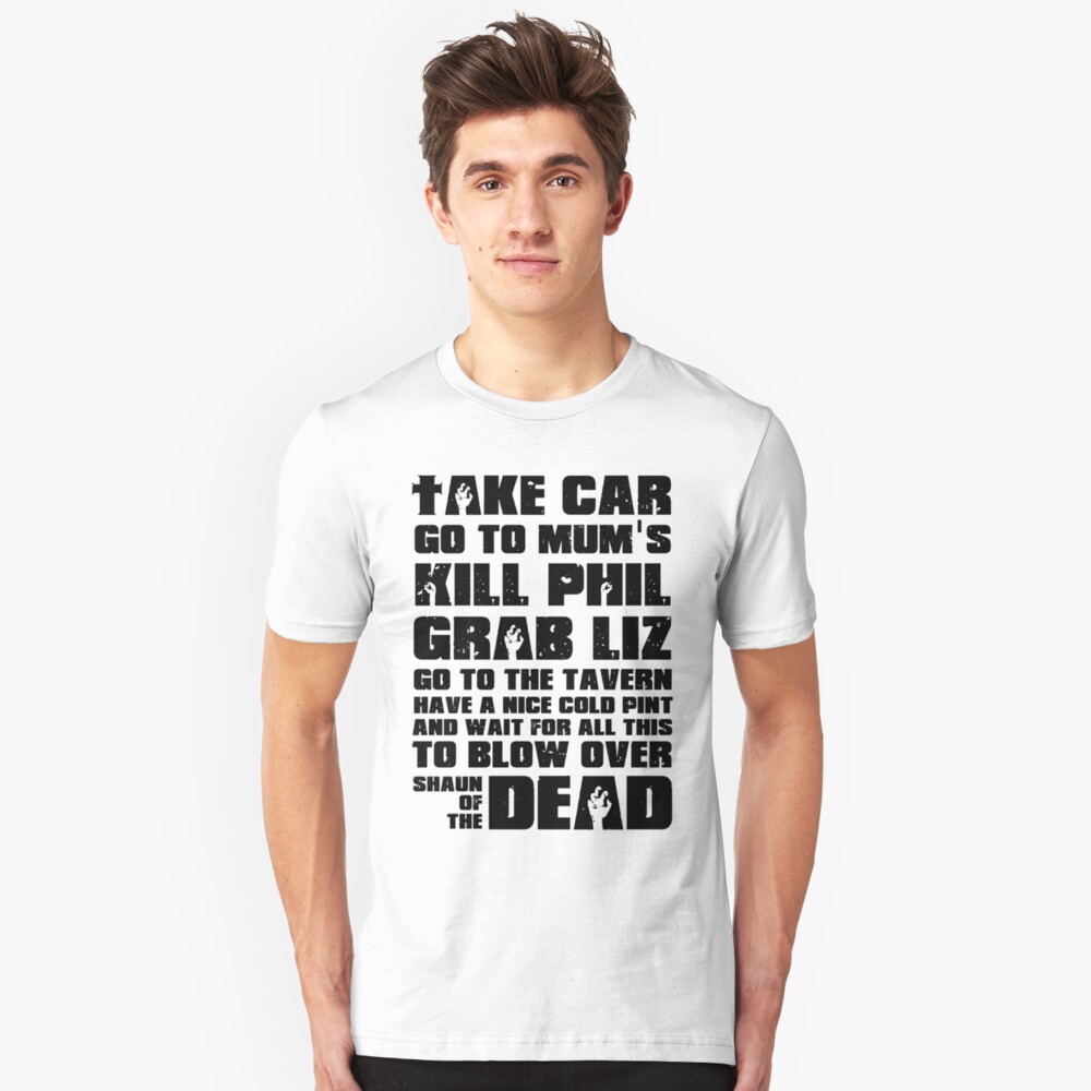 t shirt shaun of the dead