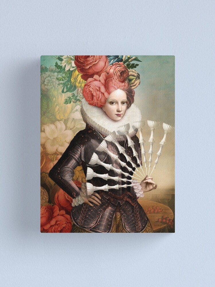 Alternate view of Digital collage Canvas Print