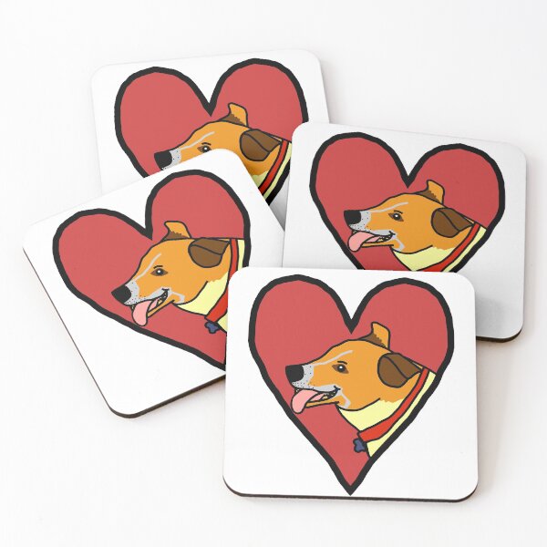 Item preview, My Valentine Toby Dog designed and sold by ellenhenry.