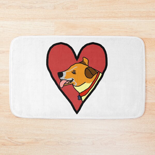 Item preview, My Valentine Toby Dog designed and sold by ellenhenry.