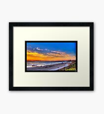 Sunset in Redondo Beach 2 Framed Print