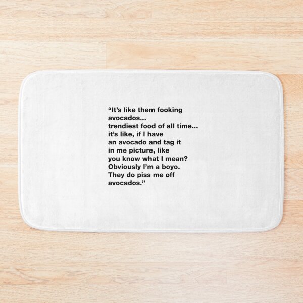 Item preview, Louis quote - fooking avocado designed and sold by capslocksigh.