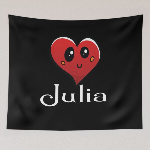 Item preview, Julia Cute Heart My Name Is Julia designed and sold by ProjectX23.